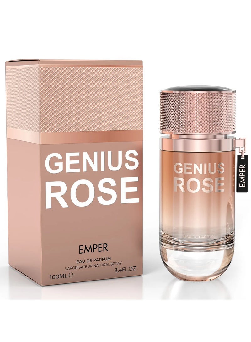 emper Genius Rose Eau De Parfum For Women - 100 ML - Image 1